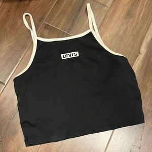 Black and white Levi’s tank